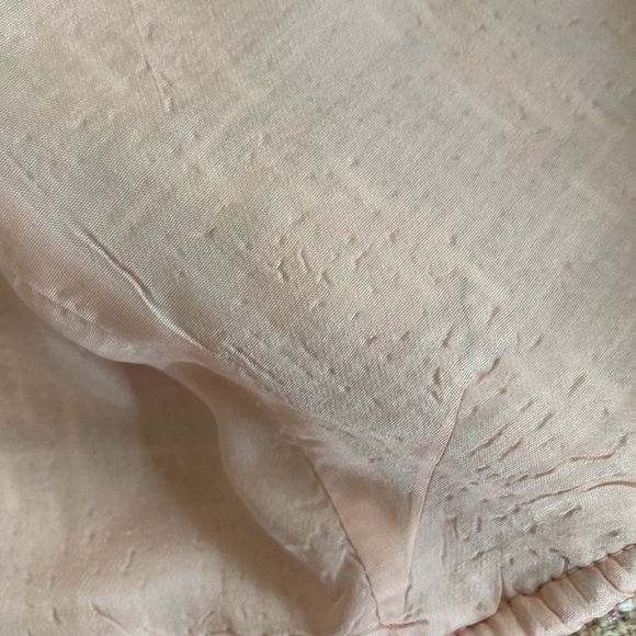 ALBERT NIPON Pink Tweed Ruffle Chiffon Skirt Suit Size 8 - Picture 12 of 14